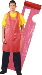 FARTUCH FOLIOWY Z POLIETYLENU, ZAPIĘCIE NA SZYI I WIĄZANIE Z TYŁU