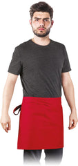 KURZE SCHÜRZE MIT TASCHEN AUS POLYESTER-BAUMWOLLE