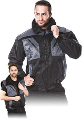 SCHUTZJACKE MIT ABNEHMBAREN ÄRMELN UND HERAUSNEHMBAREM FUTTER