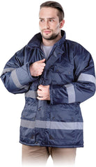 REFLEKTIERENDE WINTERJACKE MIT ISOLIERUNG UND KAPUZE