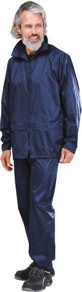 ENSEMBLE IMPERMÉABLE REIS POUR HOMMES - VESTE ET PANTALON EN POLYESTER/PVC