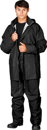 ENSEMBLE IMPERMÉABLE HOMME PU/PVC ÉLASTIQUE ULTRA-RÉSISTANT