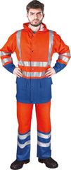 MEN'S HIGH-PERFORMANCE RAIN SET WITH REFLECTIVE SAFETY