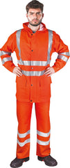 MEN'S HIGH-PERFORMANCE RAIN SET WITH REFLECTIVE SAFETY