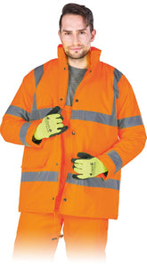 SCHUTZJACKE MIT HOHER SICHTBARKEIT UND ISOLIERUNG