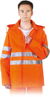 VESTE DE SÉCURITÉ RÉFLÉCHISSANTE L.HOLLMAN EN POLYESTER OXFORD IMPERMÉABLE