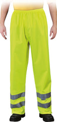 HIGH-VISIBILITY RAIN PANTS WITH 3M REFLECTIVE STRIPES