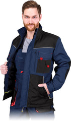 SICHERHEITS-WINTERJACKE FÜR HERREN MIT VERSTÄRKTER POLSTERUNG