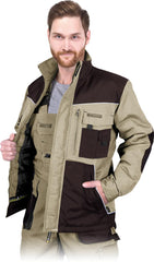 SICHERHEITS-WINTERJACKE FÜR HERREN MIT VERSTÄRKTER POLSTERUNG