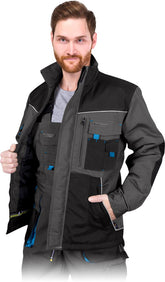 SICHERHEITS-WINTERJACKE FÜR HERREN MIT VERSTÄRKTER POLSTERUNG