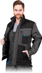 SICHERHEITS-WINTERJACKE FÜR HERREN MIT VERSTÄRKTER POLSTERUNG