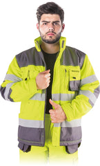 ISOLIERTE SCHUTZJACKE FÜR HERREN MIT VERSTÄRKTEM MATERIAL