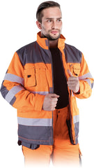 ISOLIERTE SCHUTZJACKE FÜR HERREN MIT VERSTÄRKTEM MATERIAL