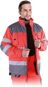 ISOLIERTE SCHUTZJACKE FÜR HERREN MIT VERSTÄRKTEM MATERIAL