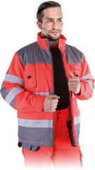 ISOLIERTE SCHUTZJACKE FÜR HERREN MIT VERSTÄRKTEM MATERIAL