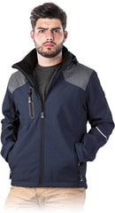 HERREN SOFTSHELL-SCHUTZJACKE MIT REFLEKTIERENDEN EINSÄTZEN
