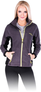 DAMEN FLEECEJACKE MIT REIẞVERSCHLUSS UND TASCHEN