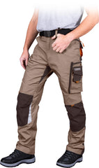 NEW AGE MEN'S DURABLE WORK TROUSERS WITH KNEE PAD POCKETS