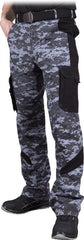 PANTALON DE TRAVAIL HOMME EN COTON AVEC POCHES MULTIFONCTIONS