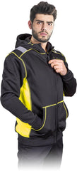 SCHUTZ-KAPUZENPULLOVER AUS POLYESTER MIT REFLEKTIERENDEN EINSÄTZEN