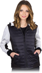 DAMEN SCHUTZJACKE AUS NYLON UND POLYESTER MIT SOFTSHELL-EINSÄTZEN