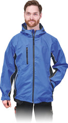 WIND & RAIN RESISTANT JACKET WITH HOOD AND POLYESTER LINING
