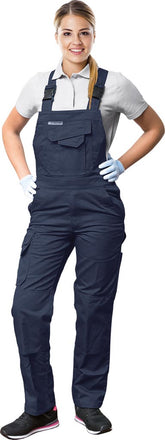 SICHERHEITS-LATZHOSE FÜR DAMEN AUS POLYESTER UND BAUMWOLLE