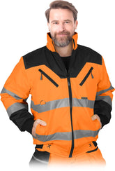 REFLEKTIERENDE WARNSCHUTZJACKE XVERT AUS POLYESTER