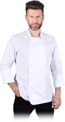 MEN'S LONG SLEEVE CHEF JACKET WITH SNAP BUTTONS