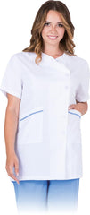 SCHUTZBLUSE NONA FÜR DAMEN, KURZARM, 65% POLYESTER, 35% BAUMWOLLE