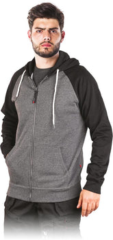 HERREN SCHUTZ-SWEATSHIRT ONIX MIT REIßVERSCHLUSS UND KAPUZE