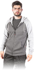 HERREN SCHUTZ-SWEATSHIRT ONIX MIT REIßVERSCHLUSS UND KAPUZE