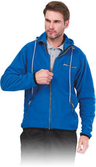 MEN'S POLAR-HOOD FLEECE JACKET WITH FULL-ZIP & MULTI-POCKETS