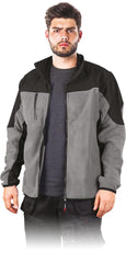 REFLECTIVE SOFTSHELL FLEECE JACKET WITH ZIP POCKETS