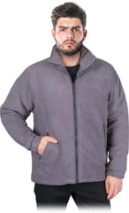 FUNKTIONALE THERMO-FLEECEJACKE MIT REIßVERSCHLUSS UND TASCHEN