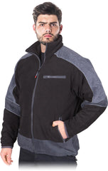 FUNKTIONALE THERMO-FLEECEJACKE MIT REIßVERSCHLUSS UND TASCHEN
