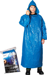 PŁASZCZ PRZECIWDESZCZOWY Z KAPTUREM, 100% POLIETYLEN, CERTYFIKAT EN343