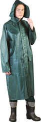 PŁASZCZ PRZECIWDESZCZOWY Z KAPTUREM I WENTYLACJĄ, 100% POLIESTER/PVC
