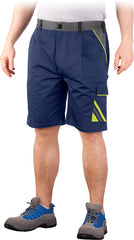 REIS MEN'S DURABLE WORK SHORTS WITH ELASTIC WAIST & HIGH VISIBILITY INSERTS