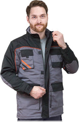 WÄRMEISOLIERENDE SCHUTZJACKE FÜR HERREN MIT VERSTÄRKTEM ELLBOGENBEREICH