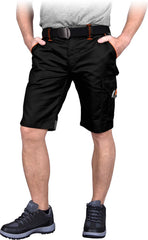 HIGH-VISIBILITY REFLECTIVE WORK SHORTS FOR MEN - PROX