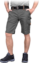 HIGH-VISIBILITY REFLECTIVE WORK SHORTS FOR MEN - PROX