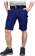 HIGH-VISIBILITY REFLECTIVE WORK SHORTS FOR MEN - PROX