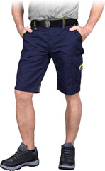 HIGH-VISIBILITY REFLECTIVE WORK SHORTS FOR MEN - PROX