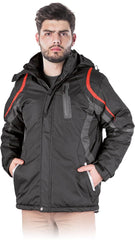 KURTKA ZIMOWA REIS DLA MĘŻCZYZN, ODBLASKOWA, OCIEPLANA, WODOODPORNA