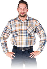 CHEMISE FLANELLE À CARREAUX POUR HOMMES, 100% COTON, CONFORT ET PROTECTION