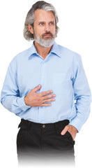 ELEGANCKA KOSZULA MĘSKA Z DŁUGIM RĘKAWEM, 35% BAWEŁNA