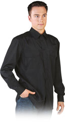 CHEMISE ÉLÉGANTE HOMME MANCHES LONGUES AVEC ÉPAULETTES