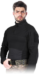 HERREN LANGARM-FUNKTIONSSHIRT TACTICAL GUARD MIT REIßVERSCHLUSS