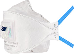PÓŁMASKA OCHRONNA 3M AURA 9322+GEN3 FFP2 NR D Z ZAWOREM COMFORT